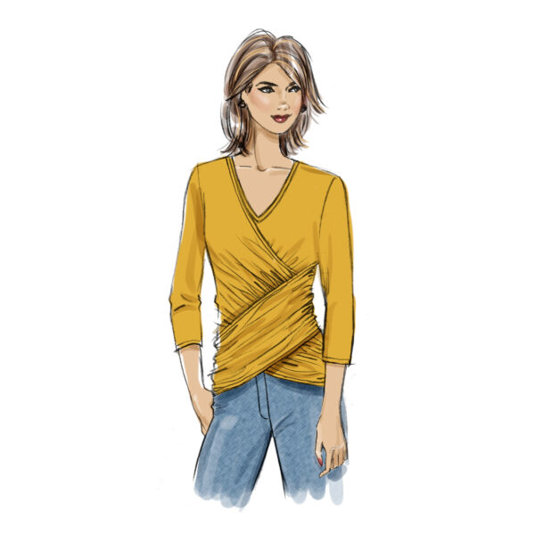 Butterick Schnittmuster - B6909 - tailliertes Damenshirt – Bild 3