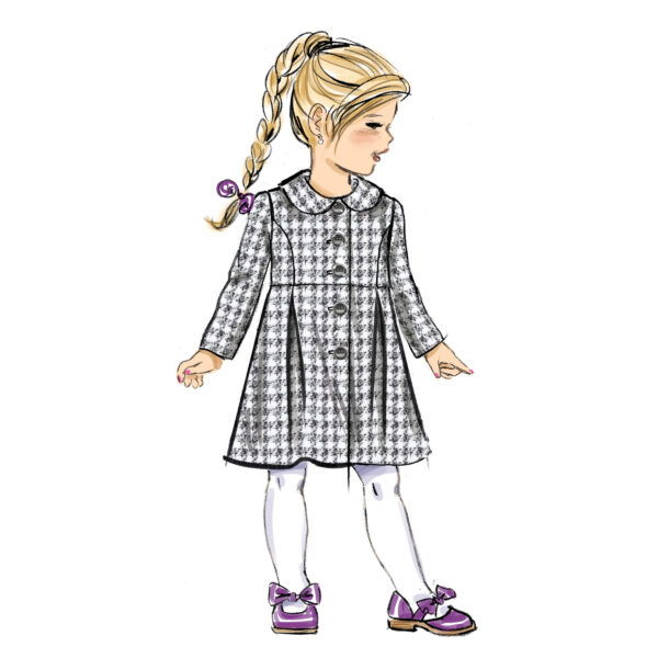 Butterick Schnittmuster - B6921 - extravaganter Kindermantel – Bild 3