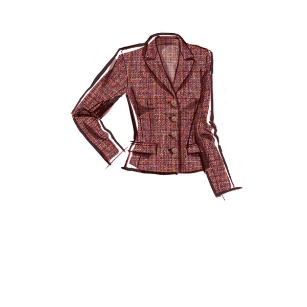 McCalls Schnittmuster M8350 - kurzer Damenblazer , Weste – Bild 3