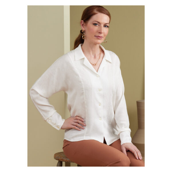 Butterick Schnittmuster - B6898 - Bluse mit  Reverskragen – Bild 4