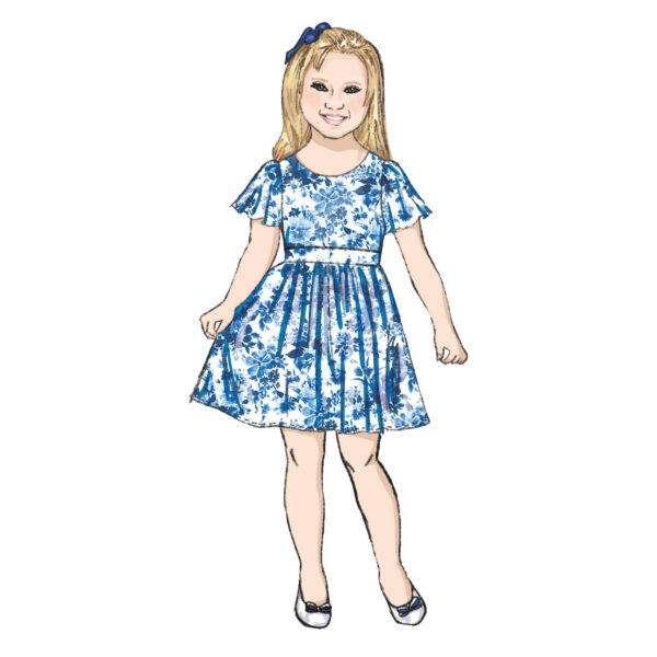 Butterick Schnittmuster - B6908 - außergewöhnlicher Kinderoverall, Sommerkleid – Bild 4