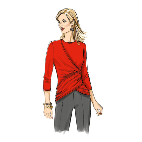 Butterick Schnittmuster - B6909 - tailliertes Damenshirt – Bild 4