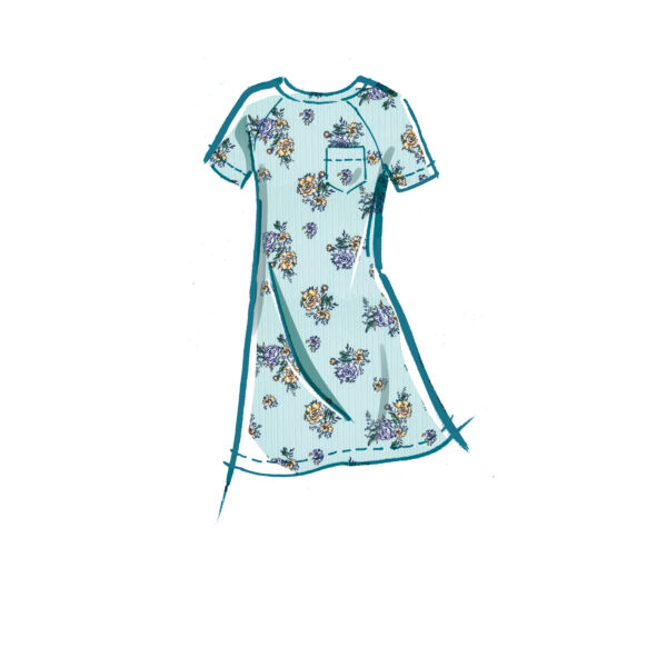McCalls Schnittmuster M8353 - Kinderkombination, Kleid, Shirt, Hose – Bild 4