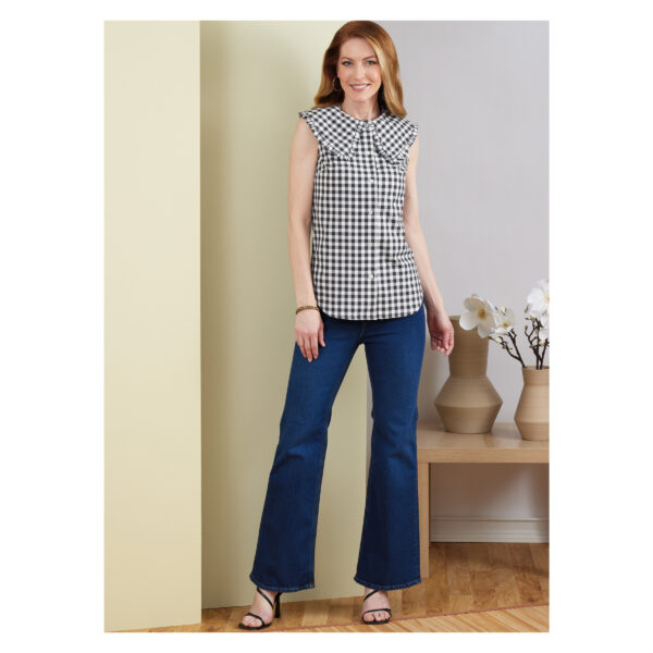 Butterick Schnittmuster - B6895 - Bluse mit großem Kragen – Bild 5