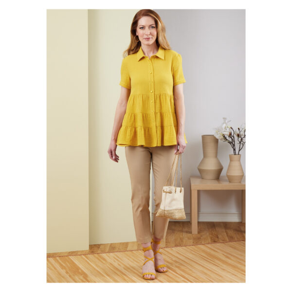 Butterick Schnittmuster - B6897 - Bluse mit Volants – Bild 5
