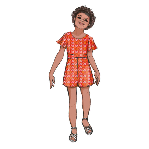 Butterick Schnittmuster - B6908 - außergewöhnlicher Kinderoverall, Sommerkleid – Bild 5