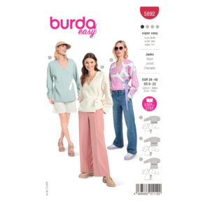 Burda Style Schnittmuster - Jacke - Wickeljacken - leicht tailliert - Nr.5892
