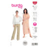 Burda Style Schnittmuster - Shirt und Kleid - Rundhalsausschnitt - Nr.5893
