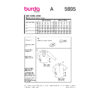 Burda Style Schnittmuster - Hemd - Schlupfhemden mit Stehkragen - Nr.5895 – Bild 9