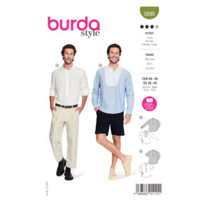 Burda Style Schnittmuster - Hemd - Schlupfhemden mit Stehkragen - Nr.5895