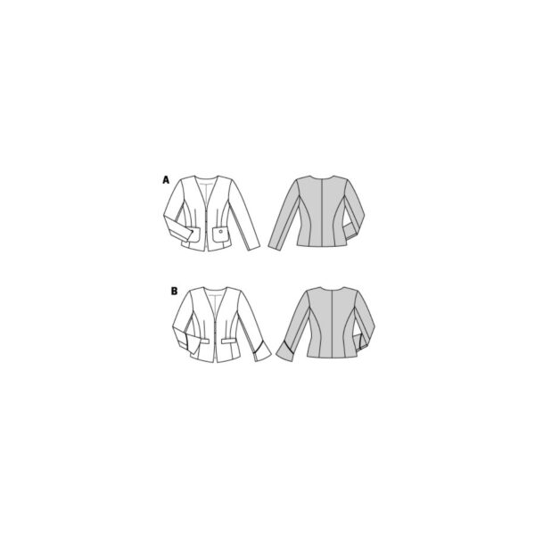 Burda Style Schnittmuster - Jacke - elegante Jacken - körperbetont - Nr.5897 – Bild 9