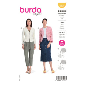 Burda Style Schnittmuster - Jacke - elegante Jacken - körperbetont - Nr.5897