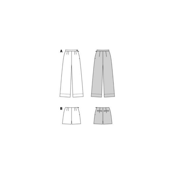 Burda Style Schnittmuster - Hose - Shorts - seitlicher Reißverschluss - Nr.5898 – Bild 9