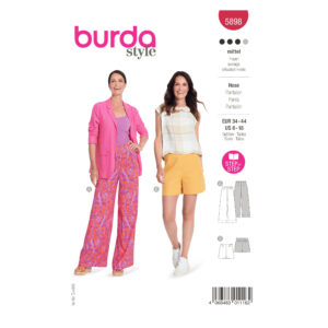 Burda Style Schnittmuster - Hose - Shorts - seitlicher Reißverschluss - Nr.5898
