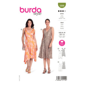 Burda Style Schnittmuster - Kleid - Sommerkleid - Wickeleffekt - Nr.5899