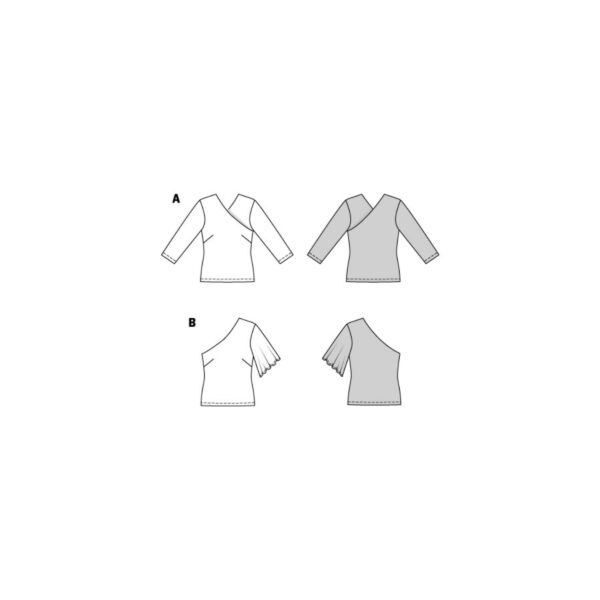 Burda Style Schnittmuster - Shirt - figurbetonent - Varianten - Nr.5900 – Bild 9