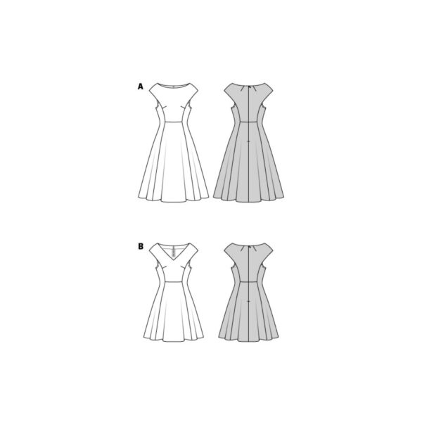Burda Style Schnittmuster - Kleid - Kleider mit schwingendem Rock - Nr.5901 – Bild 9