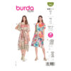 Burda Style Schnittmuster - Kleid - luftige Kleider mit Bindegürtel - Nr.5903