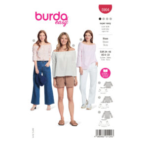 Burda Style Schnittmuster - Bluse - Carmenblusen - Varianten - Nr.5904