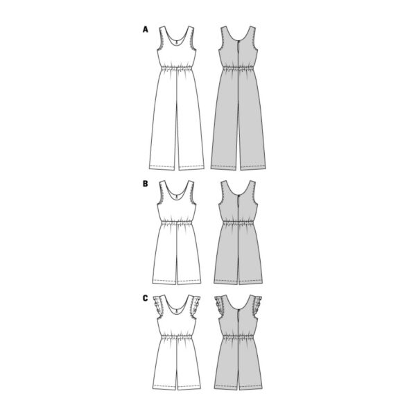 Burda Style Schnittmuster - Overall - Jumpsuite - Varianten - Nr.5905 – Bild 10