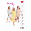 Burda Style Schnittmuster - Kleid - luftige Kleider mit V-Ausschnitt - Nr.5907
