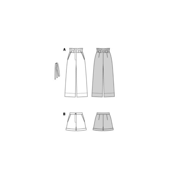 Burda Style Schnittmuster - Hose - Shorts - Paperbag-Style - Nr.5912 – Bild 9