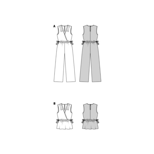 Burda Style Schnittmuster - Overall und Bluse - Jumpsuit und Shirt - Nr.5914 – Bild 9