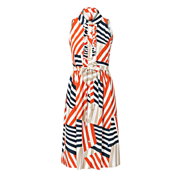 Burda Style Schnittmuster - Kleid - offene Schulter und Kragen - Nr.5916 – Bild 6