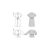 Burda Style Schnittmuster - Kleid und Bluse - schräge Falten - Nr.5921 – Bild 9