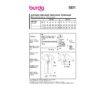 Burda Style Schnittmuster - Kleid und Bluse - schräge Falten - Nr.5921 – Bild 8