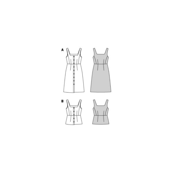 Burda Style Schnittmuster - Kleid und Top - Trägerkleid und Shirt - Nr.5922 – Bild 10