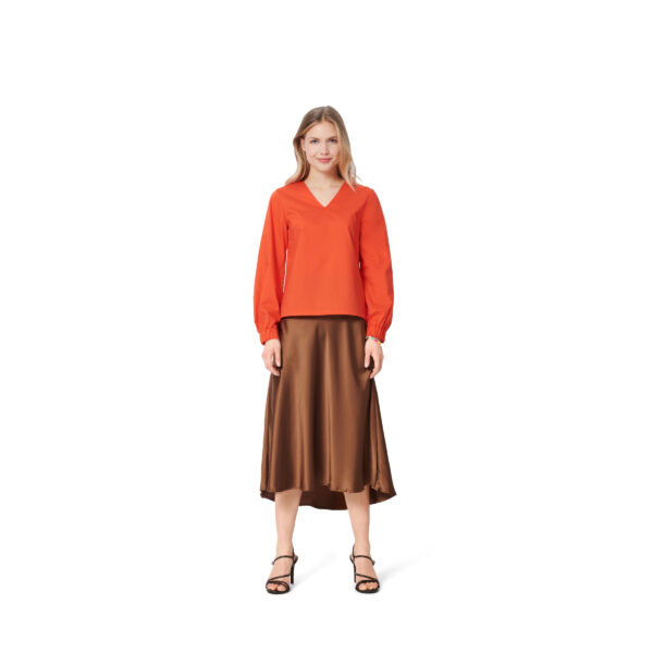 Burda Style Schnittmuster - Bluse mit V-Ausschnitt - Varianten - Nr.5924 – Bild 4