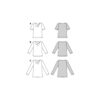 Burda Style Schnittmuster - Shirt - Wasserfallausschnitt - Varianten - Nr.5926 – Bild 10
