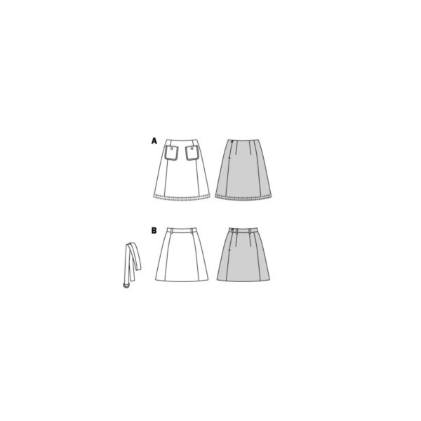 Burda Style Schnittmuster - Rock - A-Linie - mit und ohne Bund - Nr.5930 – Bild 9