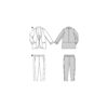 Burda Style Schnittmuster - Anzug - Kombination - Jacke und Hose - Nr.5935 – Bild 9