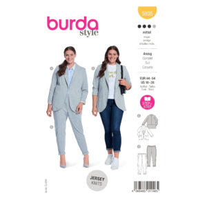 Burda Style Schnittmuster - Anzug - Kombination - Jacke und Hose - Nr.5935