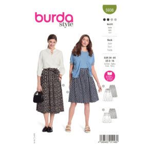 Burda Style Schnittmuster - Rock - weitschwingende Röcke - Nr.5938