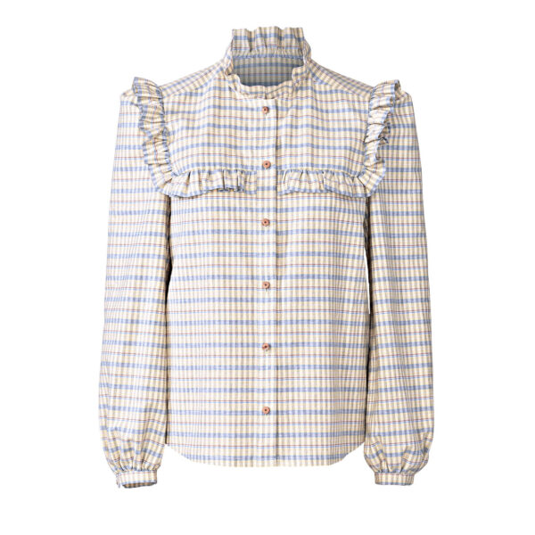 Burda Style Schnittmuster - Bluse - Stehkragen oder Rüschen - Nr.5939 – Bild 3
