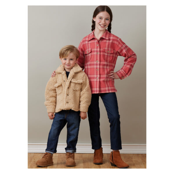 Butterick Schnittmuster - B6916 - Holzfällerhemden für die ganze Familie – Bild 6