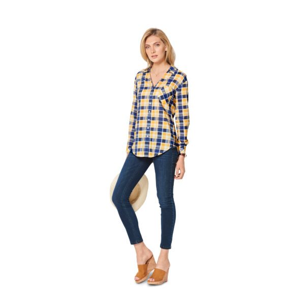 Burda Style - Schnittmuster - Bluse - Hemdbluse - Karo-Bluse - 6326 – Bild 3