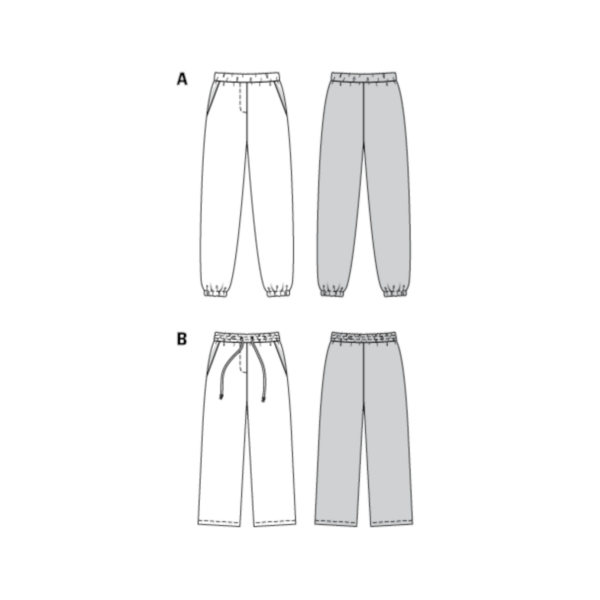 Burda Style - Schnittmuster - Hose - Jogginghose und Palazzohose - 6333 – Bild 5