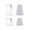 Burda Style Schnittmuster - Rock - Wickelrock - Nr.6340 – Bild 5