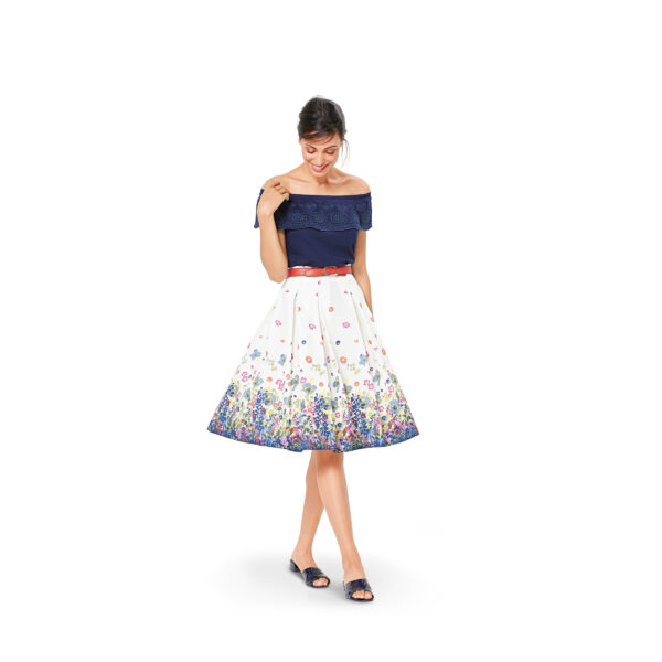 Burda Style Schnittmuster - Rock - kurz und lang mit Kellerfalten - Nr.6341 – Bild 3