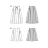 Burda Style Schnittmuster - Rock - kurz und lang mit Kellerfalten - Nr.6341 – Bild 5
