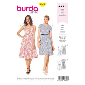 Burda Style Schnittmuster - Kleid - Trägerkleid - Nr.6343