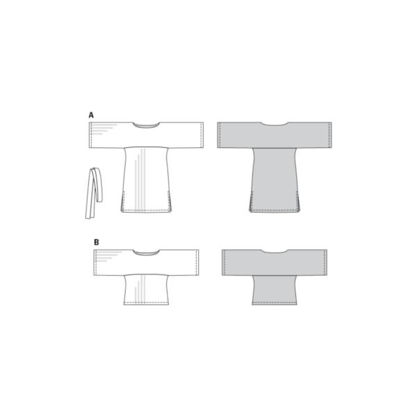 Burda Style Schnittmuster - Bluse und Blusenkleid - Nr.6345 – Bild 5
