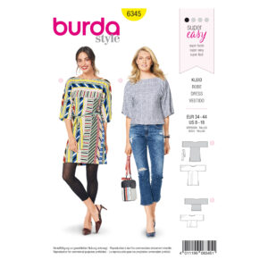 Burda Style Schnittmuster - Bluse und Blusenkleid - Nr.6345