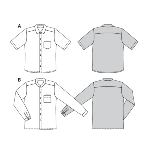 Burda Style Schnittmuster - Hemd - Hawaiihemd - Nr.6349 – Bild 5