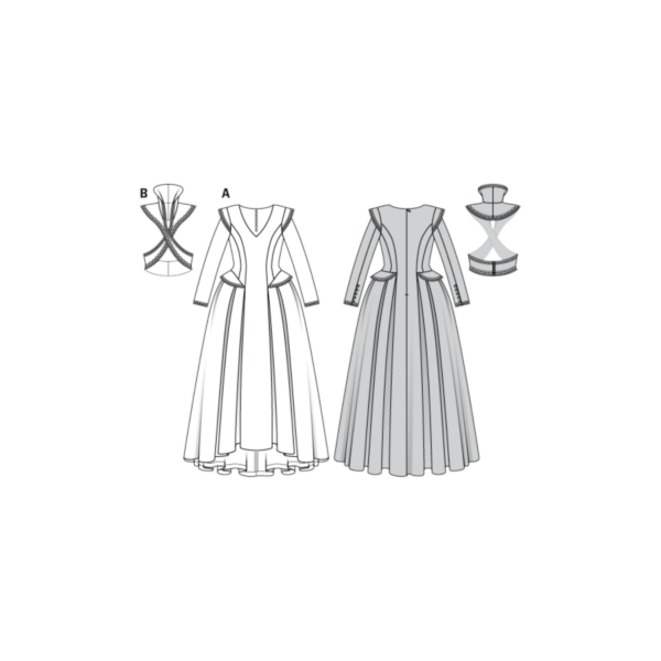 Burda Style Schnittmuster - Historisches Kleid - Renaissancekleid - Nr.6398 – Bild 6