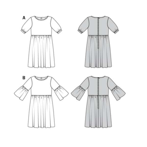 Burda Style Schnittmuster - Kleid – Empirekleid - Nr.6401 – Bild 5